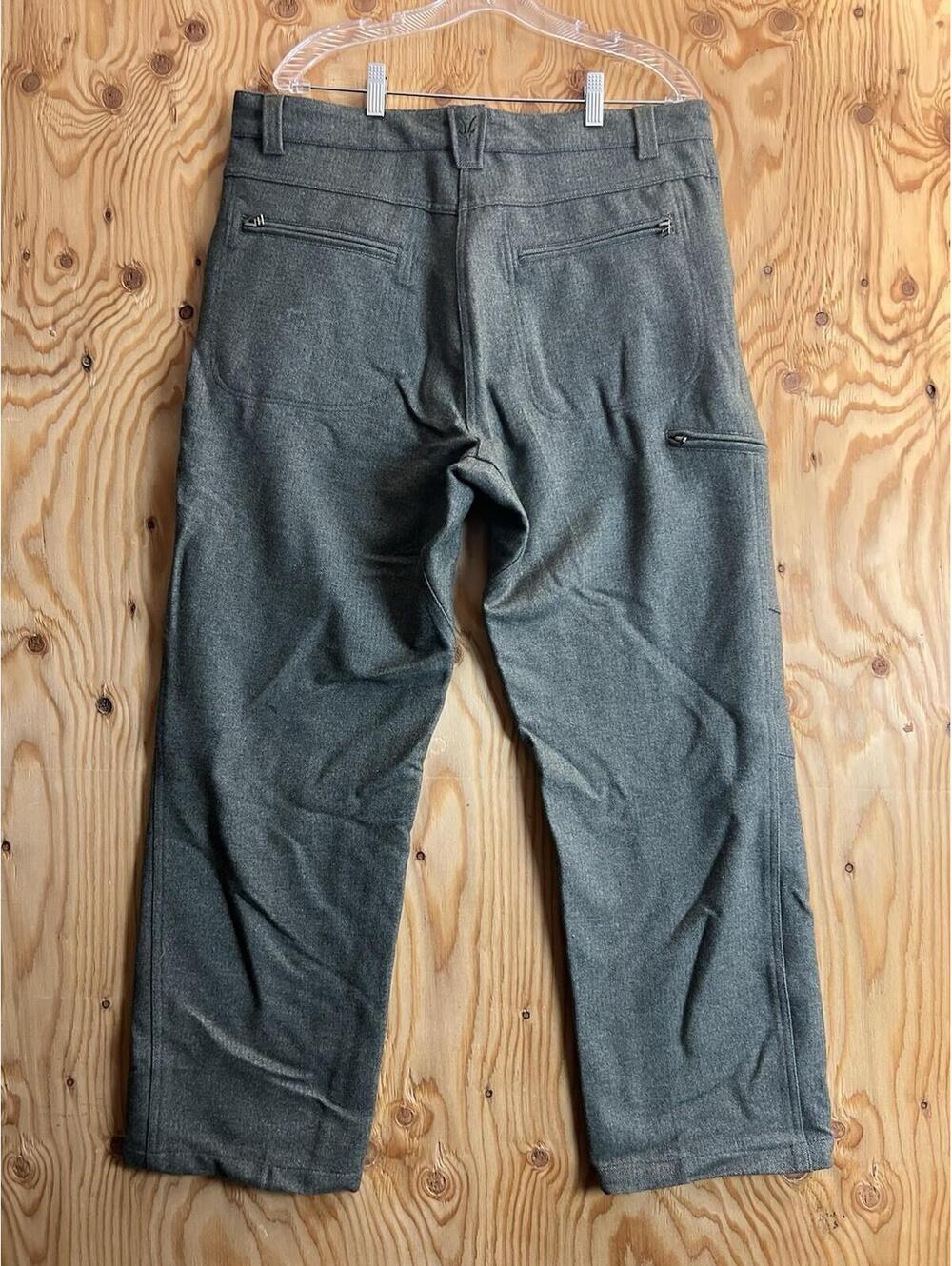 ibex Mens Ramble Wool Nylon Chino Pants 36x29 USA Heavyweight Trousers - Picture 11 of 14